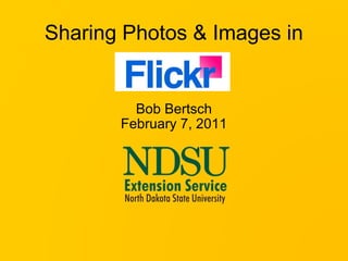Sharing Photos & Images in Bob Bertsch February 7, 2011 