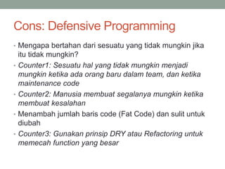 Defensive Programming | PDF