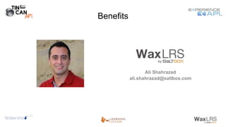 Benefits
Ali Shahrazad
ali.shahrazad@saltbox.com
 