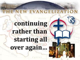 continuing
rather than
starting all
over again…
 