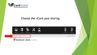 Choose the vCard your sharing
Kim Wilson
 