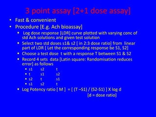 Shariq bioassay | PPTX