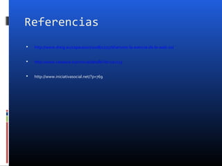 Referencias
 http://www.dreig.eu/caparazon/2008/12/17/sharismo-la-esencia-de-la-web-20/
 http://www.casaasia.es/noticia/detalle?id=201253
 http://www.iniciativasocial.net/?p=769
 