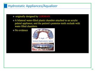 64
Hydrostatic Appliances/Aqualizer
 