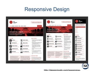 Responsive Design
 