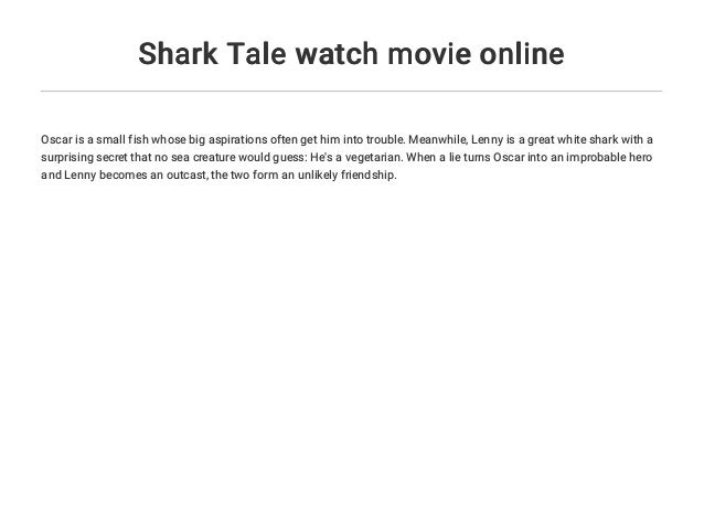 Shark Tale watch movie online
