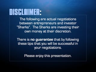 How to Survive the Shark Tank - Part 1 [Investor Tips] - #sharktank
