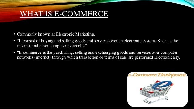 ECommerce website IT project PPT