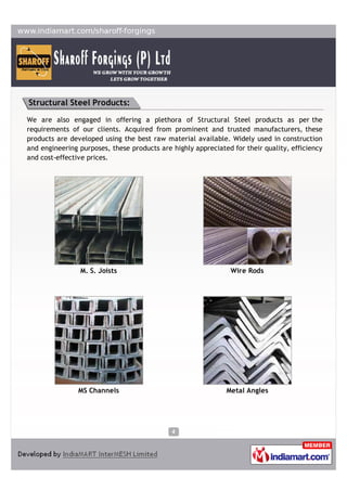 Sharoff Forgings Private Limited, Chennai,  Steel Products