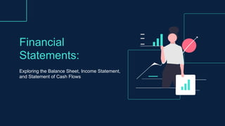 Financial
Statements:
Exploring the Balance Sheet, Income Statement,
and Statement of Cash Flows
 