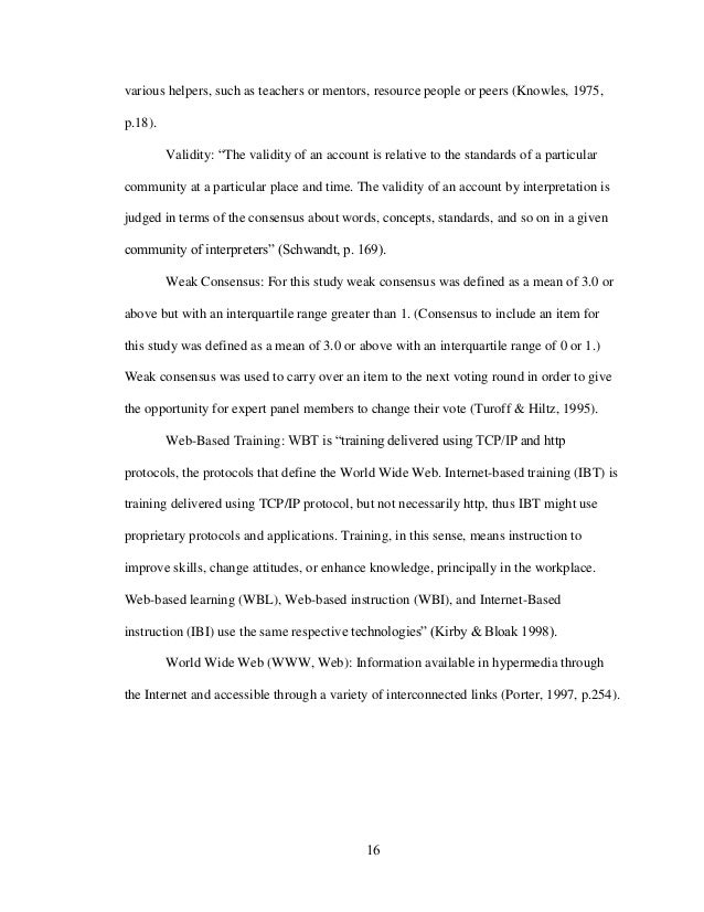 Dissertation internet-based instruction