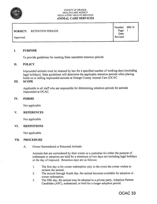sharon logan settlement agreement with orange county animal care animal surrender form template