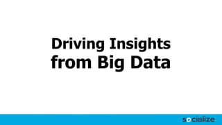 Driving Insights
from Big Data
 