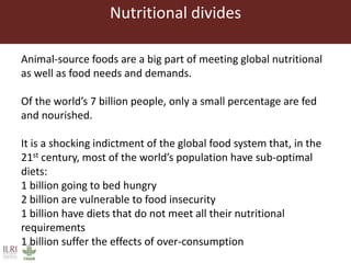 The sharp divide: Do we need animals to feed this world safely, well, sustainably, equitably and humanely? 