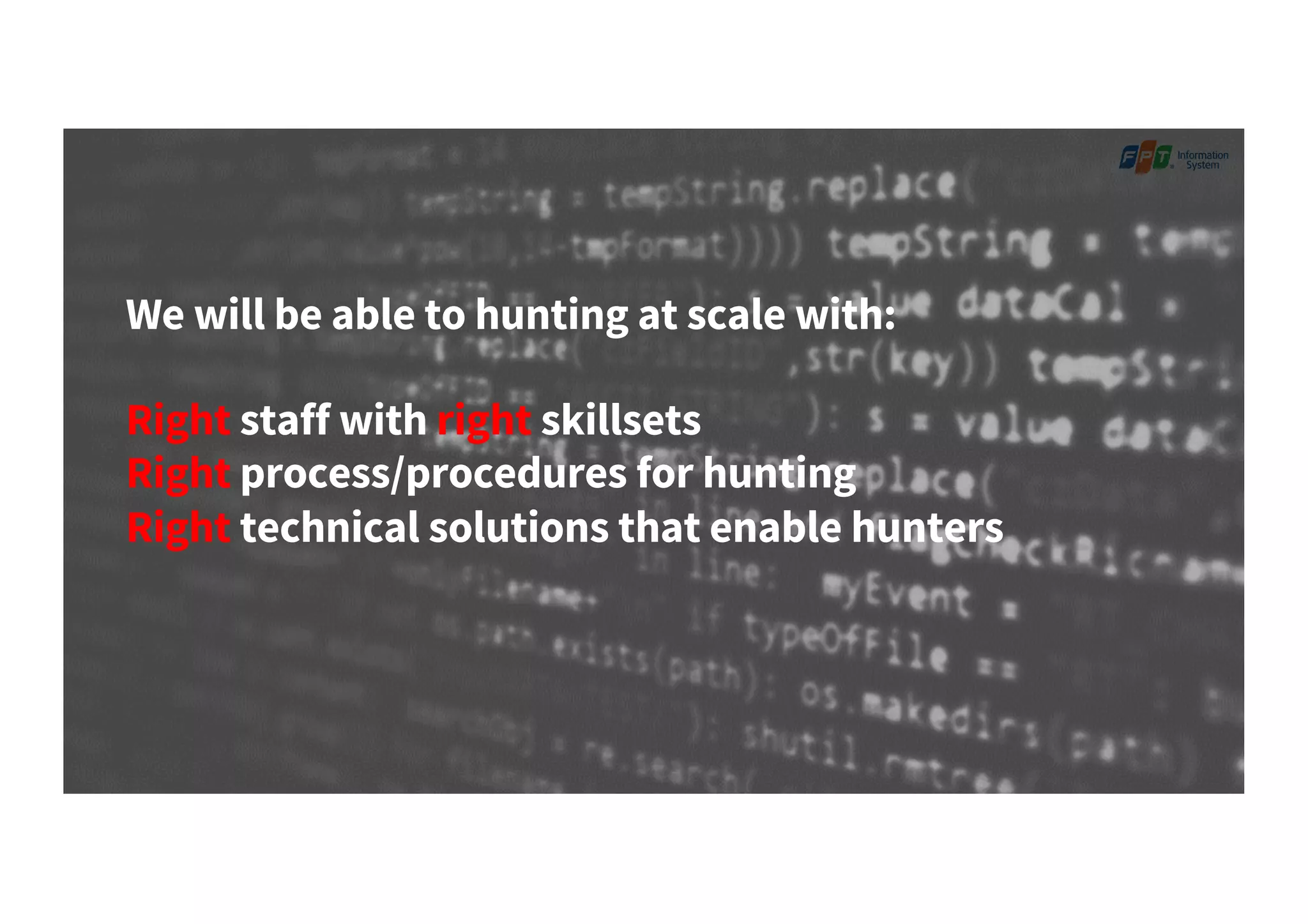 Sharpening your Threat-Hunting Program with ATTACK Framework