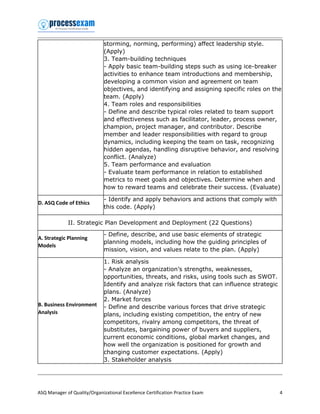 Sharpen Your Knowledge with ASQ Manager of Quality/Organizational ...