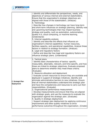 Sharpen Your Knowledge with ASQ Manager of Quality/Organizational ...