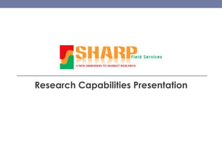 Research Capabilities Presentation 