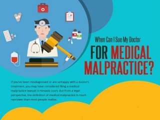 When Can I Sue My Doctor for Medical Malpractice?