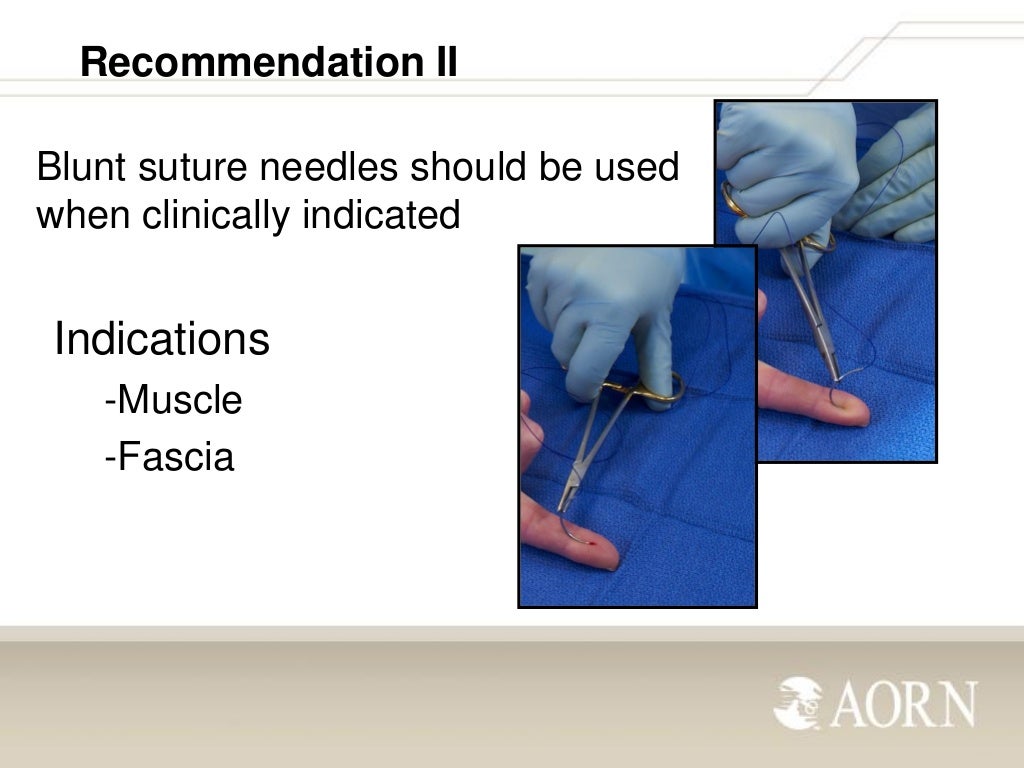 Sharps Safety AORN Practices
