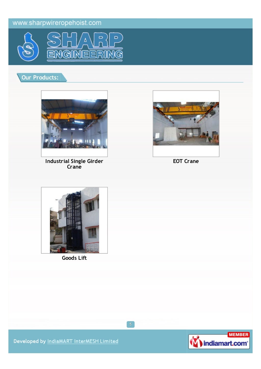 Sharp Engineering, Ahmedabad, Material Handling Machine and Equipment