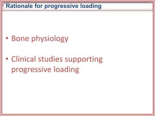 Progressive Loading Effect PROGRESSIVE LOADING IN IMPLANTS | PPTX