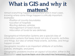 Introduction to Geographic Information System (GIS) | PPT