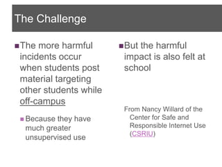Inappropriate Contact Ybarra and et. al. 2009
