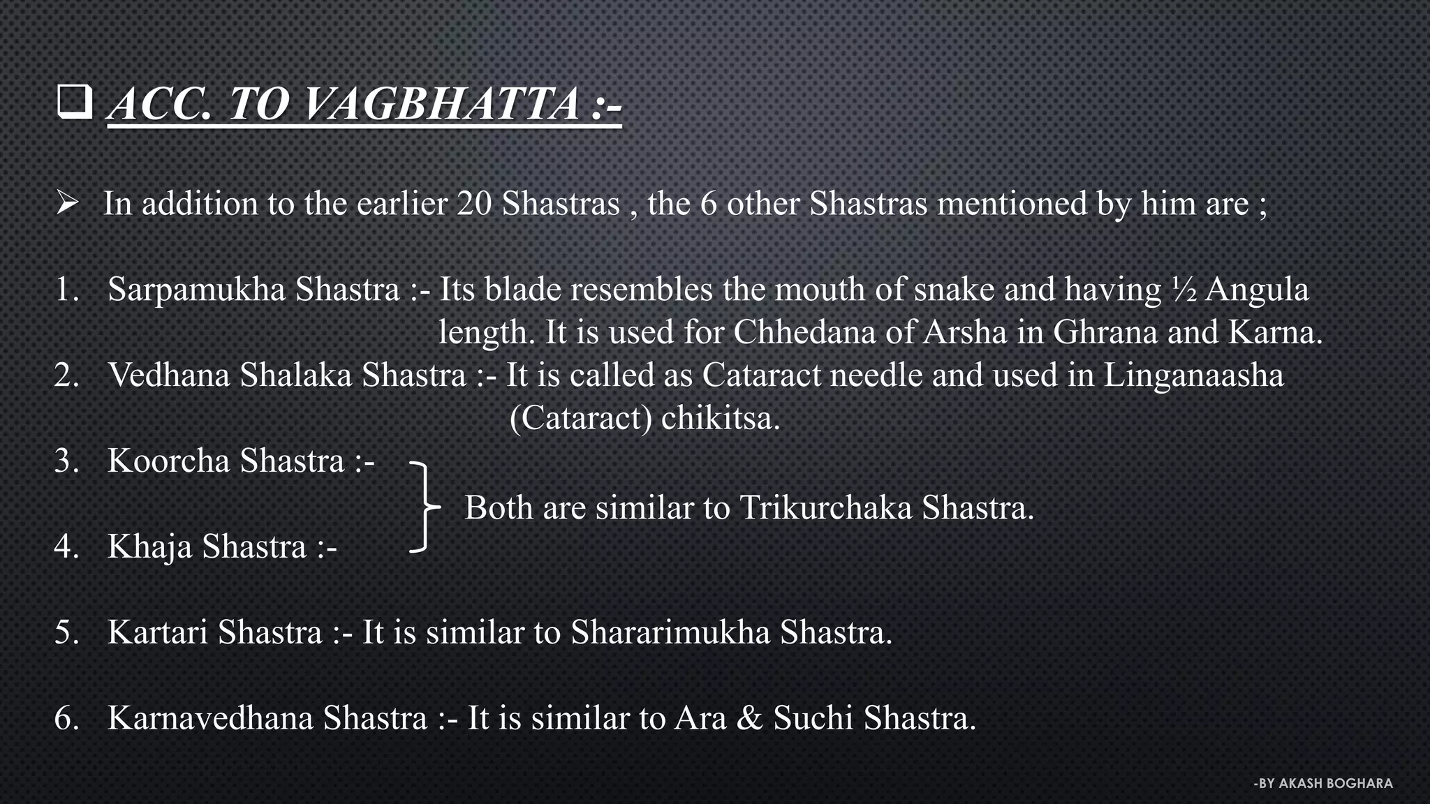 Shastra and anushastra by Akash Boghara | PDF