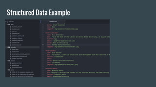 Structured Data Example
 