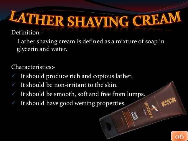 Lather Meaning