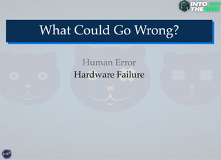 Hardware Failure
Human Error
 