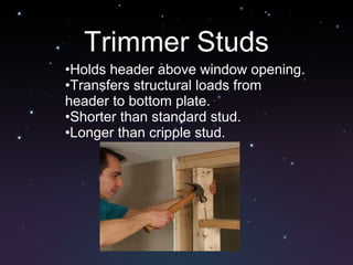 Trimmer Studs ,[object Object],[object Object],[object Object],[object Object]