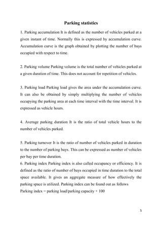 Car Parking Design in Urban Planning