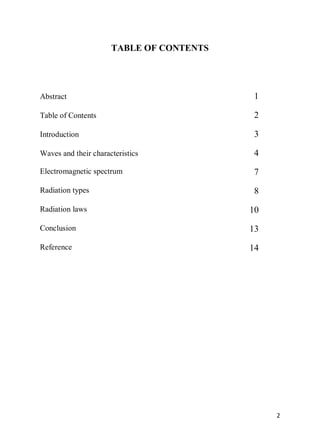 Role of electromagnetic Radiation in Remote Sensing | PDF