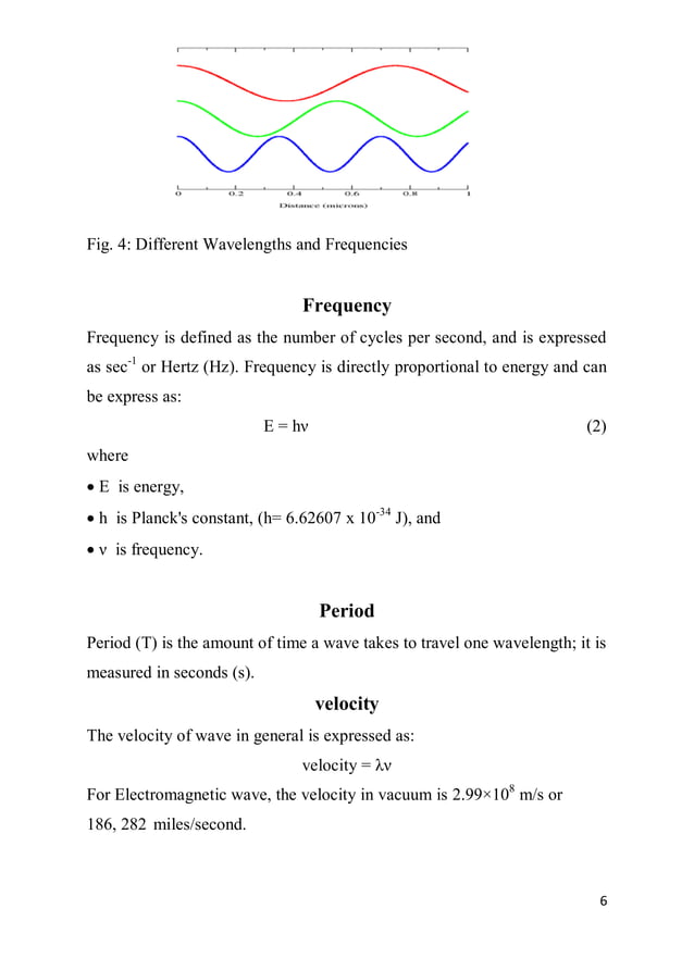 Role of electromagnetic Radiation in Remote Sensing | PDF