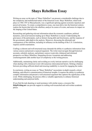 Shays Rebellion Essay.pdf