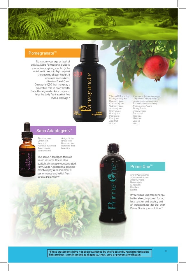 Saba Health & Wellness Products Catalog - December 2016 ...