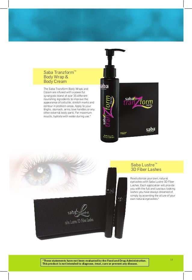 Saba Health & Wellness Products Catalog - December 2016 ...