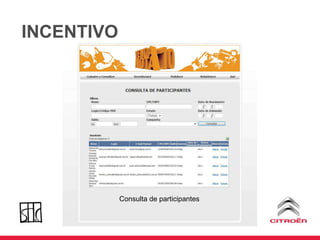INCENTIVO Consulta de participantes 
