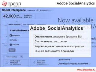 Продажи. ЛидыМониторинг потребностейРабота с отзывами в местах продажСкидки и бонусы SM-покупателямwww.arealidea.ru
