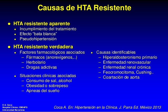Hipertensión Arterial Resistente Fisiopatología y Hipertensión Arterial Resistente Fisiopatología y