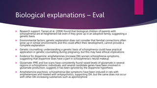 AQA Psychology A Level Revision Cards - Schizophrenia Topic | PPTX