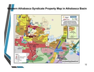 Western Athabasca Syndicate Property Map in Athabasca Basin
12
 