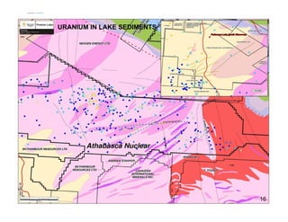 URANIUM IN LAKE SEDIMENTS
16
 