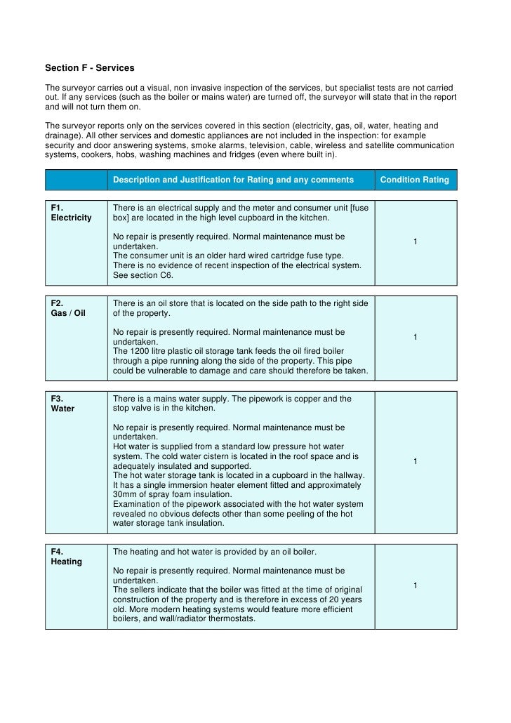 Home Condition Survey