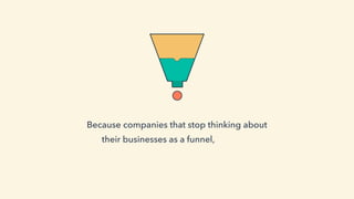 Because companies that stop thinking about
their businesses as a funnel, and start
thinking about it as a ﬂywheel will win.
 