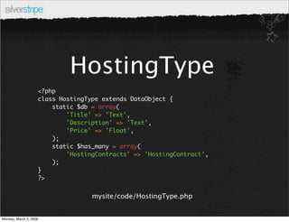 ModelAdmin in SilverStripe 2.3