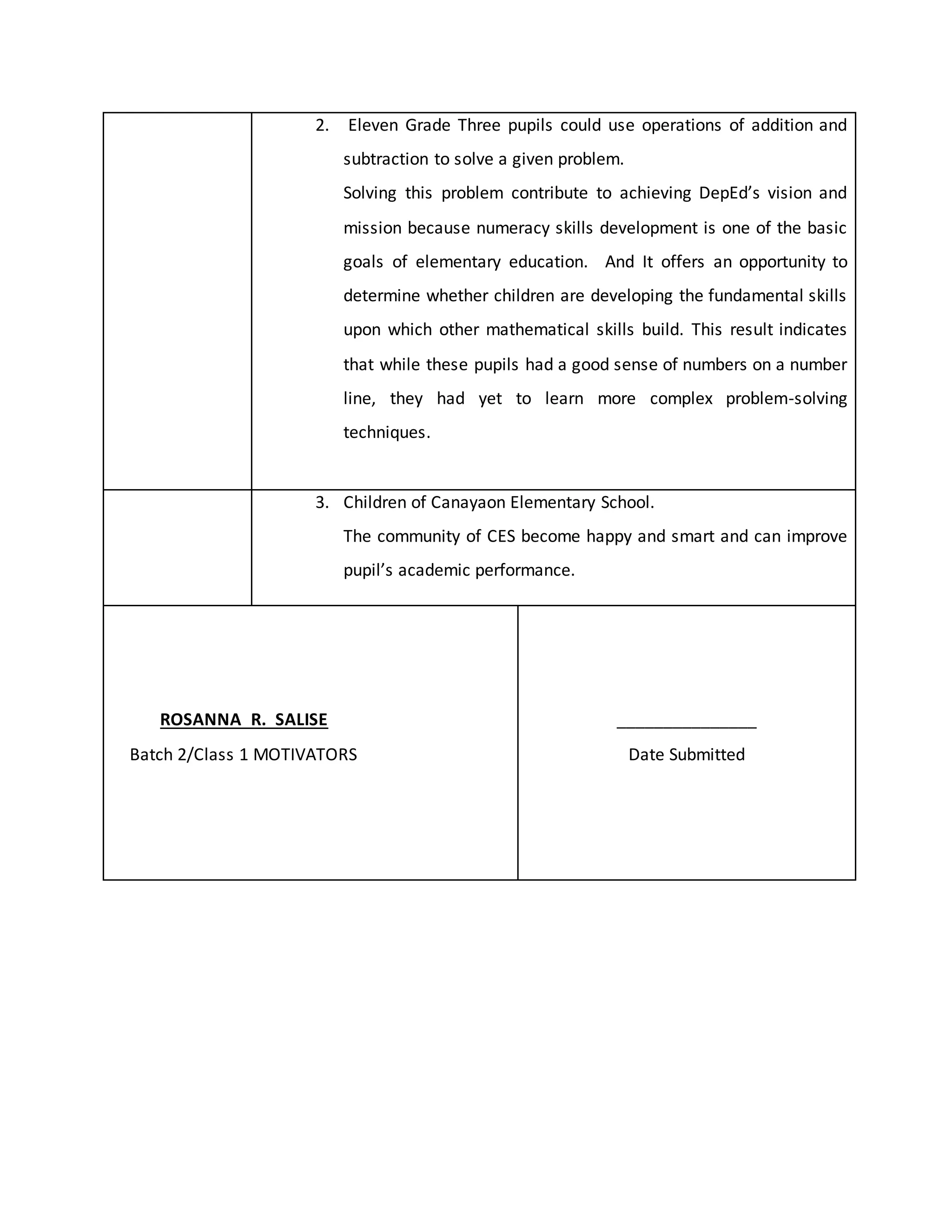 Shdp foundation course concept paper | DOCX