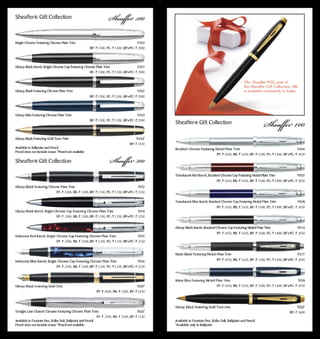 Sheaffer Planner Sheaffer catalogue 2012 | PDF